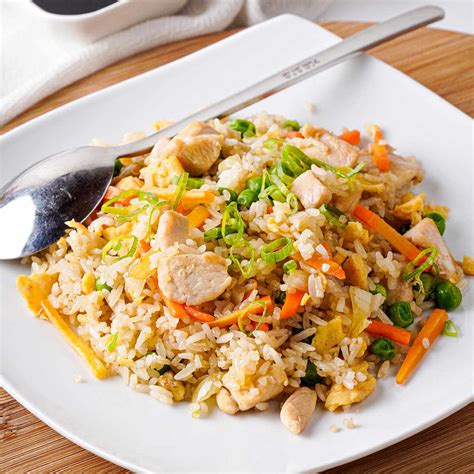 Photo of chicken fried rice