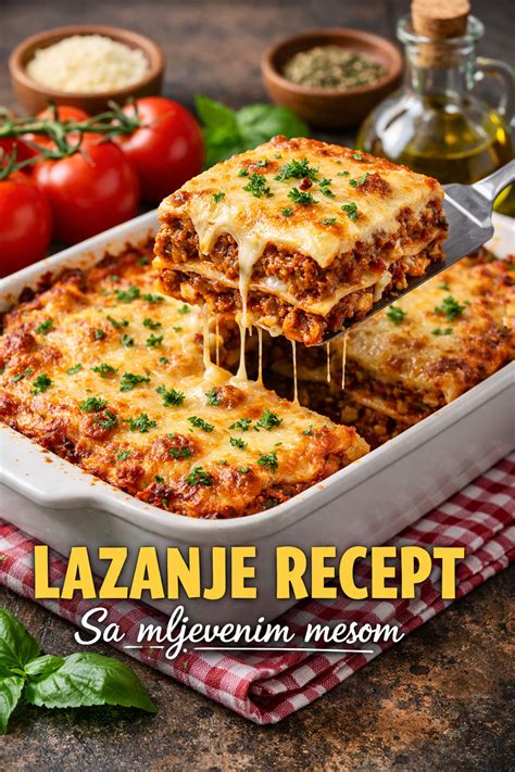 sestavljanje plasti lazanje