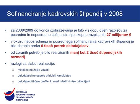 infografika: potek sofinanciranja kadrovskih štipendij