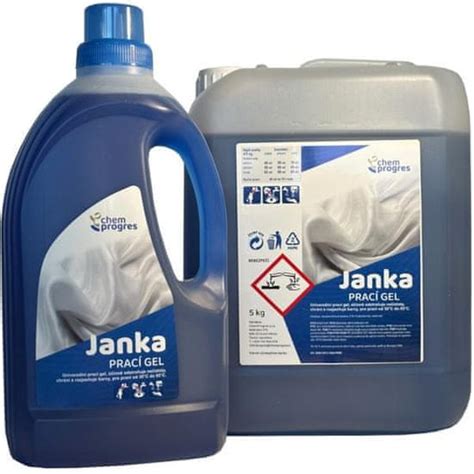Pralni gel v prozorni embalaži