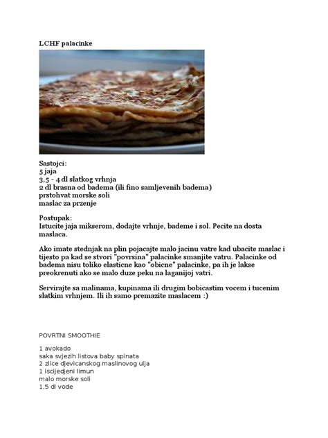 Thematično foto: LCHF palačinke s slanimi nadevi