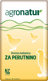 vreča krmne mešanice za piščance