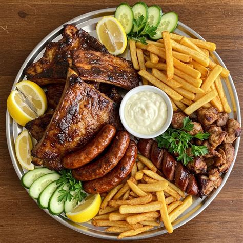 Thematic photo of traditional Slovenian dishes, e.g., 