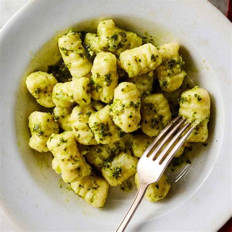 Photo of a beautifully served gnocchi dish