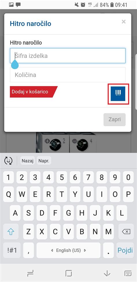 Naročanje slaščic preko spletne trgovine z možnostjo dostave ali prevzema.