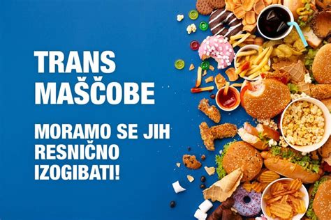 Infografika, ki prikazuje razliko v vsebnosti trans maščob v različnih živilih.
