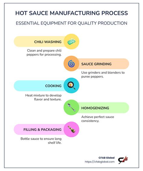 Infographic showing key steps for making a delicious sauce
