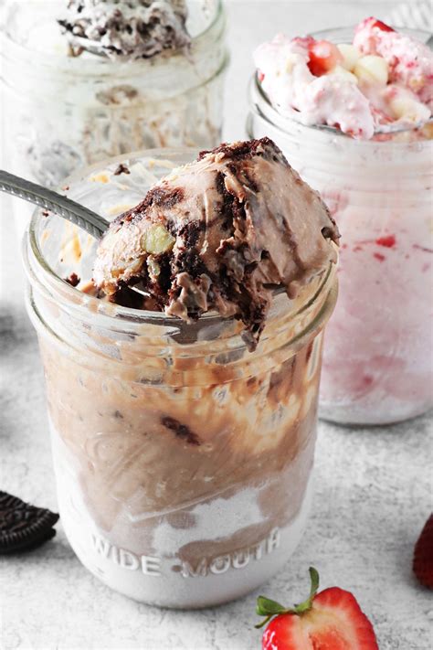 Photo of plum-chocolate cream in jars