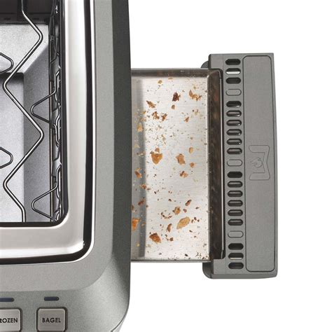 Thematic photo of a Gorenje toaster with an extended crumb tray.
