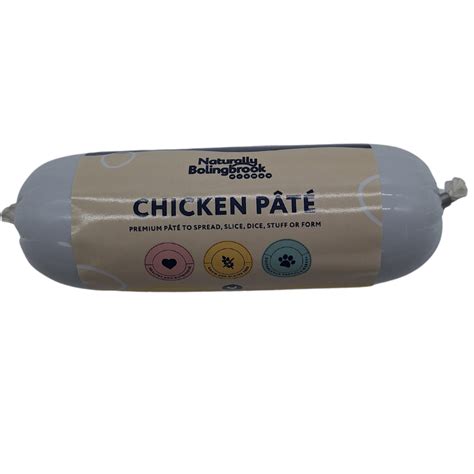 Thematic photo of chicken pate packaging with clear labeling