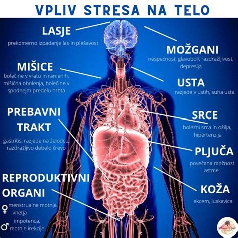 ilustracija stresa in vpliva na prebavo