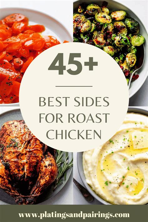 Photo of roasted chicken with side dishes