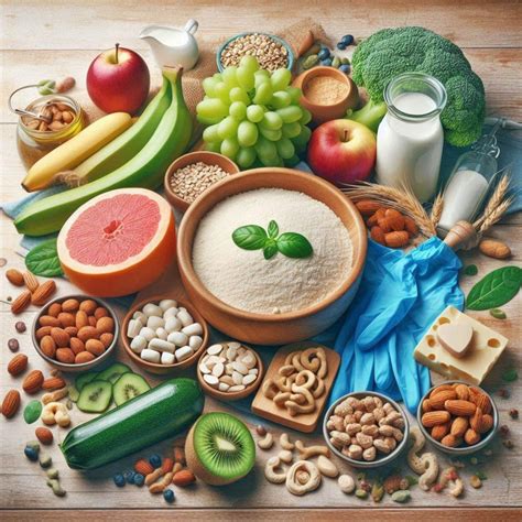 slika različnih rastlinskih virov beljakovin: kvinoja, tofu, mandlji, fižol