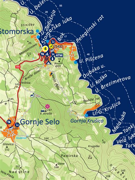 Shematska karta lokacije Pizzerije Kovačija v Grosupljem