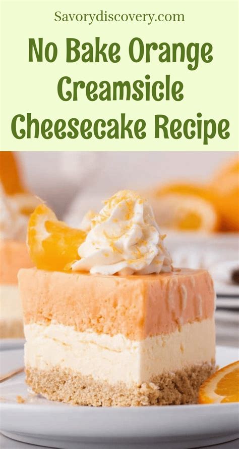 Collage of ingredients for no-bake orange cake