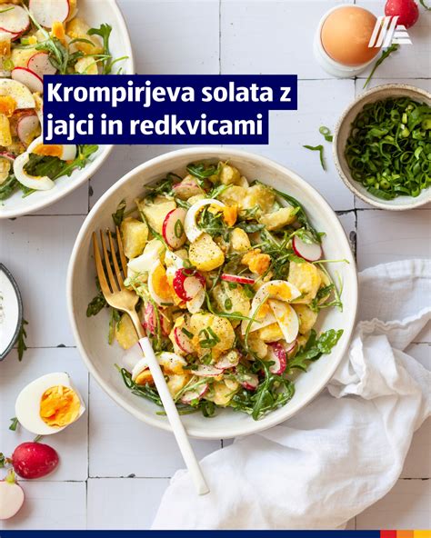 Fotografija sardelinih polpetov s prilogo krompirja in solate