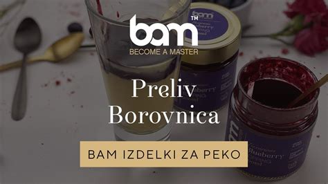 Infografika sestavin za borovničev preliv