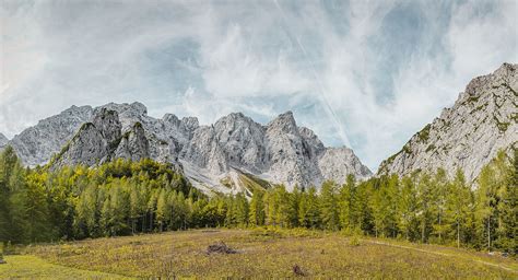 Tematska fotografija slovenskih Alp in zelenih gozdov