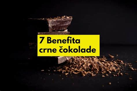 Infografika: Zdravstvene koristi temne čokolade