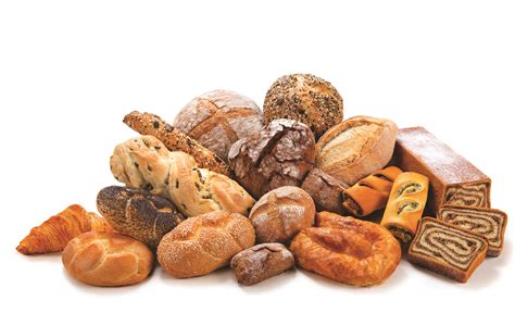 Prikaz različnih vrst tradicionalnih pekovskih izdelkov in testenin