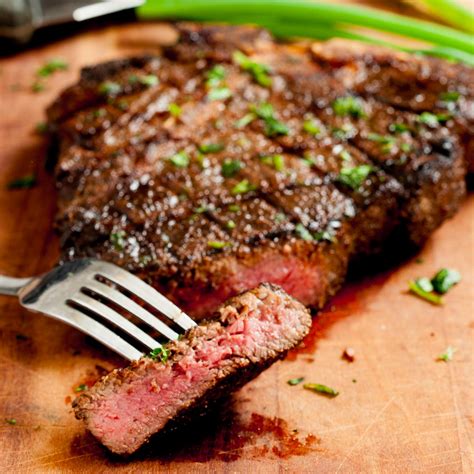 Photo of a perfectly cooked steak on a grill