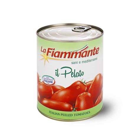 sveži paradižniki in pelati v pločevinki