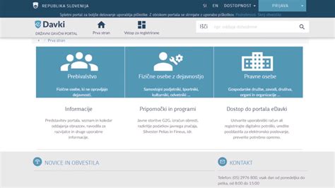 Mobilna aplikacija eDavki in portal eDavki