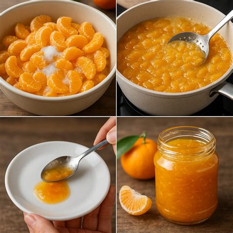 Sestavine za mandarinino marmelado: sveže mandarine, sladkor, voda