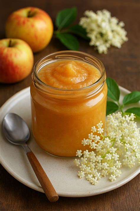 Mešanje narezanih jabolk in mandarin za pripravo marmelade