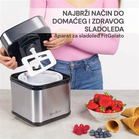 Fotografija strojčka za sladoled v akciji