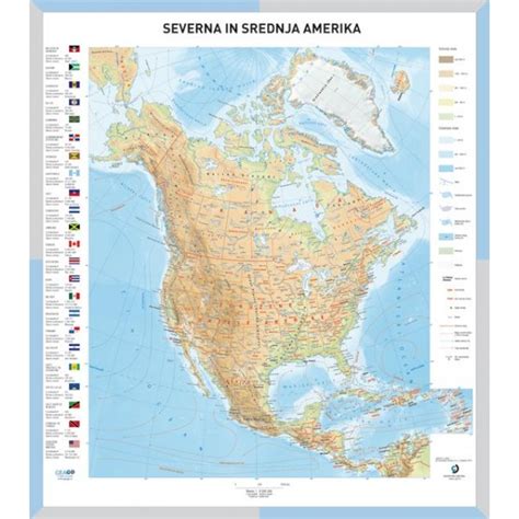 kulinarični zemljevid Severne Amerike