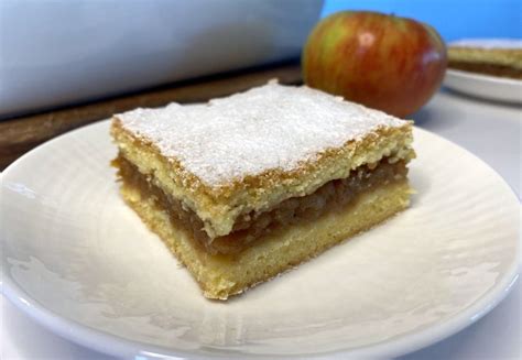 švedska jabolčna pita, pogled od zgoraj