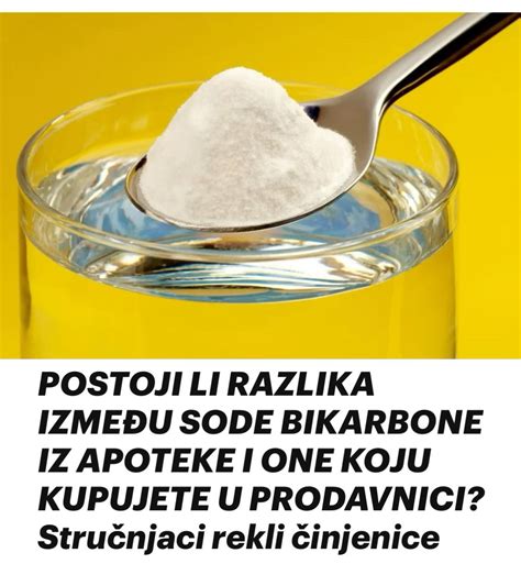 Tematska fotografija sode bikarbone v prahu in kristalih