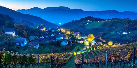 Panoramski razgled na vinograde iz Vile Vipolže