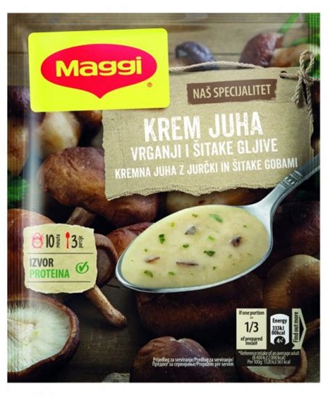 Različne MAGGI juhe v vrečkah in jušne kocke