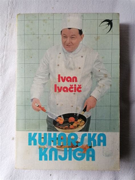Ivan Ivačič med snemanjem kuharske oddaje na črno-beli televiziji