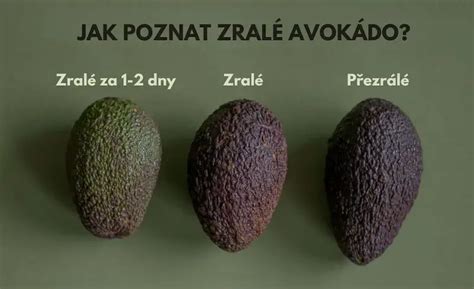 vizualni vodnik za prepoznavanje zrelega avokada