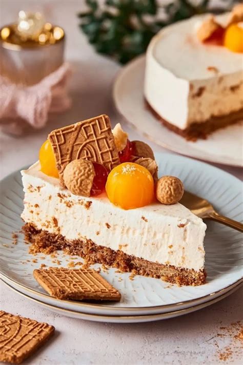 Prikaz sestavljene breskove jogurtove torte