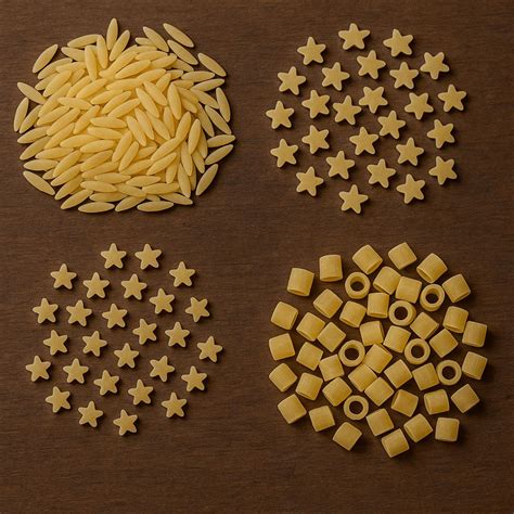 Ilustracija testenin v obliki cevk, ki se polnijo z nadevom