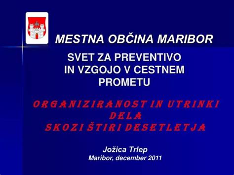 shema organizacijske strukture svetov za preventivo in vzgojo v cestnem prometu