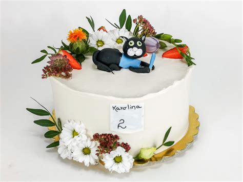 Vizualizacija plasti torte z navedenimi ključnimi sestavinami za vsako plast.