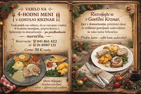 postrežena jed v Gostilni Pri Mari