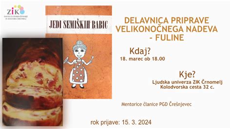 Prikaz sestavin za pripravo tradicionalnega velikonočnega nadeva in testa