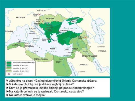 Zemljevid Osmanskega cesarstva z označenimi območji, kjer je lokum postal priljubljen.