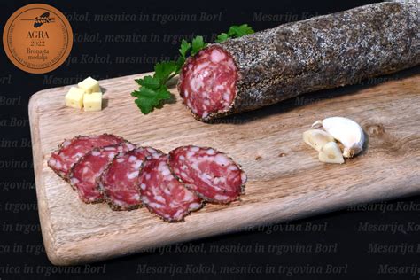 Domača suha salama iz Vipavske doline
