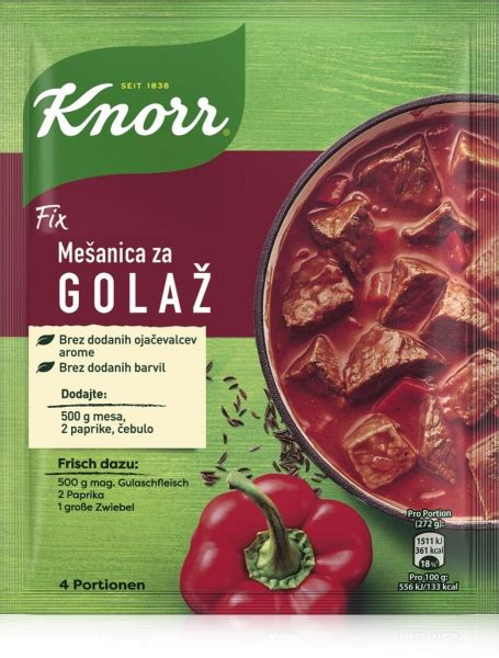 Izbor začimb za golaž