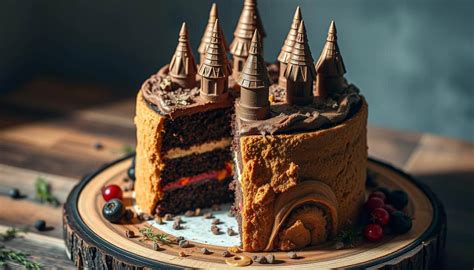 Tematska fotografija obeh tort, črnega gozdička in Dundee torte