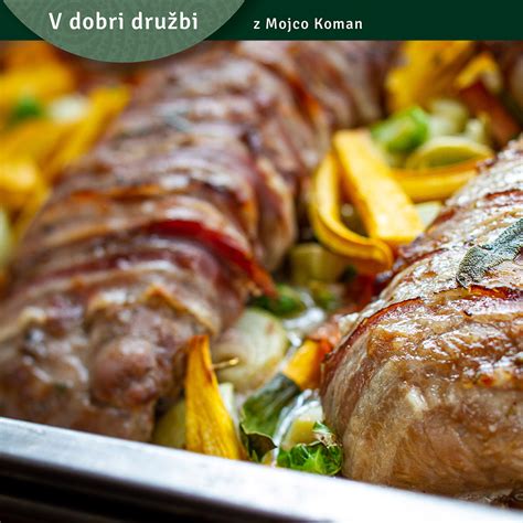 Pripravljena svinjska ribica s skorjico iz mediteranskih zelišč