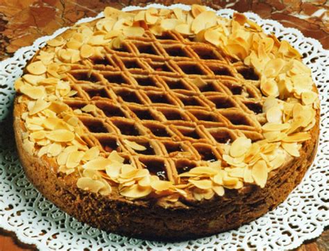 Zgodovinska ilustracija Linzer torte ali starega Linza