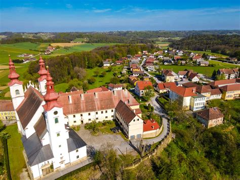 Tematska fotografija Slovenskih goric z vinogradi in griči